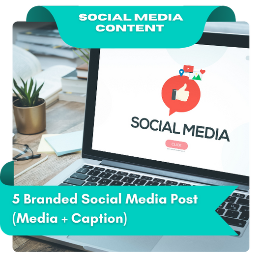 Social Media Content – 5 Custom Posts + Captions